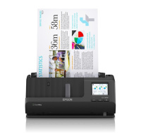 EPSON skener ES-C380W, A4, 600x600dpi, USB, Wi-Fi (direct), Display, Záruka 3 let po registraci