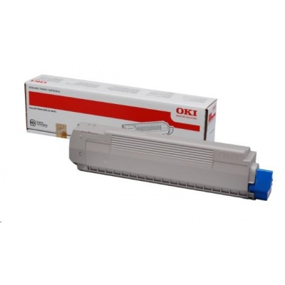 OKI toner do MC851/861br>  Kapacita: 7 300 str. při 5% krytí.