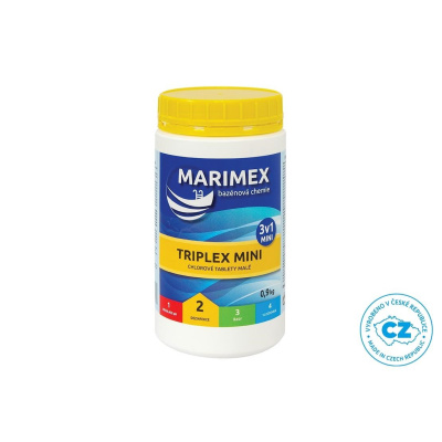Marimex Chlor Triplex MINI 3v1 0,9 kg - bazénová chemie - DEZINFEKCE