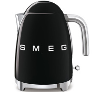 Smeg KLF03BLEU rychlovarná konvice, 1,7 l, (7 šálků), 2400 W, styl 50. let, černá