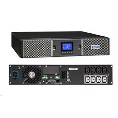 Eaton 9SX2000IR, UPS 2000VA / 1800W, LCD, rack 2U ( možno přidat 4ks EMB 9SXEBM72R )