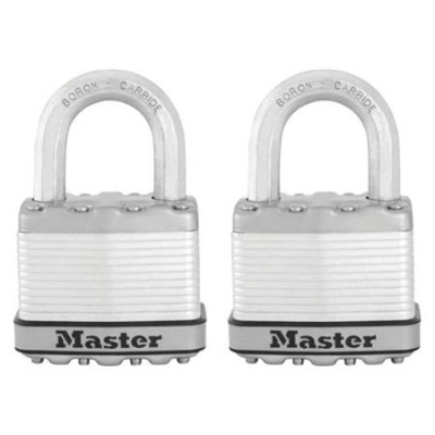 Master Lock Titanový visací zámek - Excell - 50mm (2 ks / blistr)