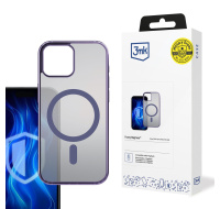 3mk ochranný kryt Frosty MagCase Purple pro Apple iPhone 13