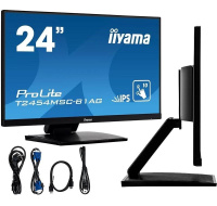 Iiyama ProLite T2454MSC-B2AG, Projected Capacitive, 10 TP, Full HD, USB, kit (USB), black