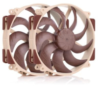 NOCTUA Ventilátor NF-A14x25r-G2-PWM-Sx2-PP, 2x 140mm, hnědá