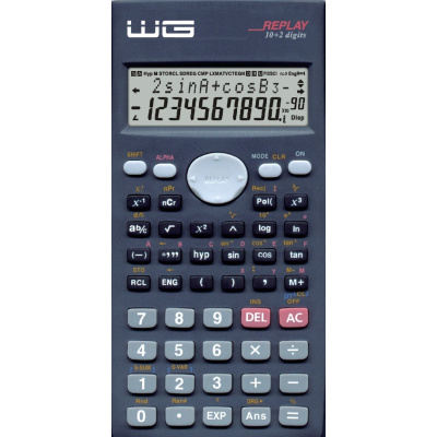WG - Kalkulačka WG2 MathMaster Pro, vědecká, černá
