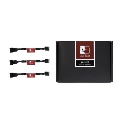 NOCTUA Adaptér NA-SRC7, 3x, 4-pin ventilátor Low Noise, černá