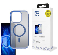 3mk ochranný kryt Frosty MagCase Blue pro Apple iPhone 15 Pro
