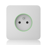 Ajax  SoloCover (smart) - Samostatný kryt zásuvky, bílá