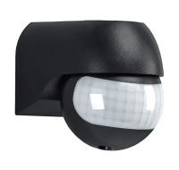 Solight PIR senzor nástěnný, venkovní, černý