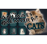 Animals Memory: Cats (PC) klíč Steam