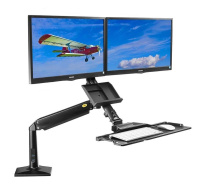 Držák na 2 monitory a klávesnici NB FC24-2A-B