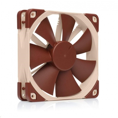 NOCTUA Ventilátor NF-F12-PWM, 120mm, hnědá