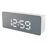 TechnoLine WT 475 digitální budík s teploměrem, bílý