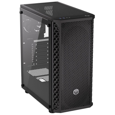 ENDORFY Case Signum 300 Air, Průhledná bočnice, ATX,  4x120mm, černá