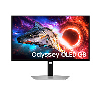 SAMSUNG MT OLED Gaming Monitor 27" Odyssey G8 (G80SH) - 3840x2160, 240Hz, 0,03ms, Pivot