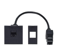 Solight RJ45 Cat6 doplňkový modul pro vestavné zásuvky série PP128