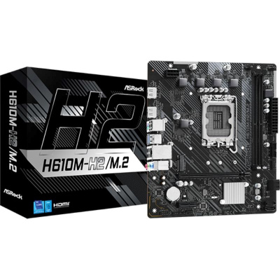 ASRock MB Sc LGA1700 H610M-H2/M.2, Intel H610, 2xDDR4, 2xHDMI, mATX