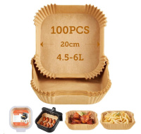 Cosori Papírové formy pro horkovzdušné fritézy 100ks (20cm - 4.5-6L)