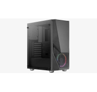 AEROCOOL skříň Zauron Saturn FRGB ML G, Mid tower, 2x USB 3.0, 2x audio, 1x 120mm FRGB Fan, bez zdroje