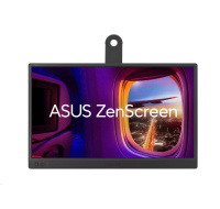 ASUS LCD ZenScreen MB169CK, 15.6" FHD, 250nits, 60Hz, 5ms, USB-C, Mini HDMI, Black