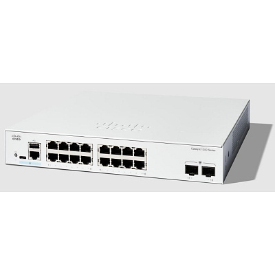BAZAR - Cisco Catalyst switch C1200-16T-2G (16xGbE,2xSFP,fanless) - REFRESH - rozbaleno