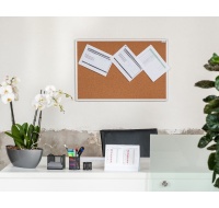 Korková nástěnka AVELI 120x90, hliníkový rám