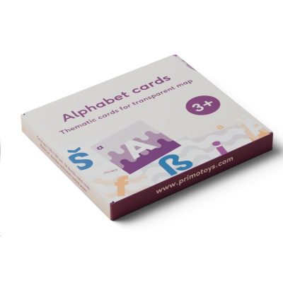 Primo Toys - tématické karty pro transparentní mapu - abeceda