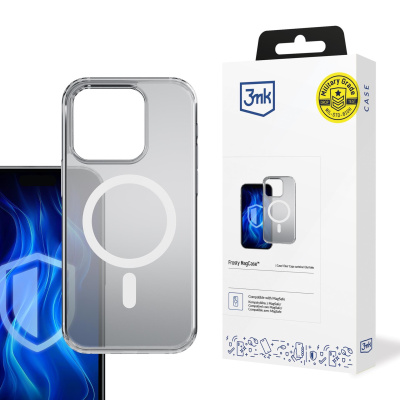 3mk ochranný kryt Frosty MagCase White pro Apple iPhone 16 Pro
