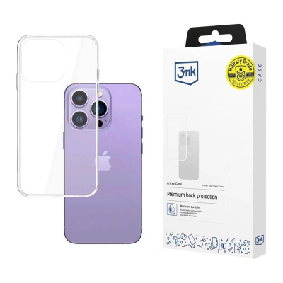 3mk ochranný kryt Armor Case pro Apple iPhone 14 Pro, čirá