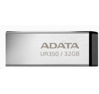 ADATA Flash Disk 32GB UR350, USB 3.2 Dash Drive, kov černá