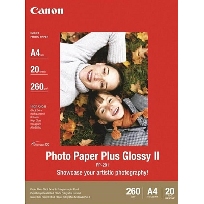 Canon fotopapír plus PP-201, lesklý, 4x6, 100 listů