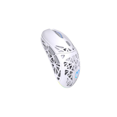 Endorfy Herní myš LIV Plus Wireless Onyx White, Bezdrátová, ARGB, bílá
