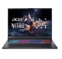 ACER NTB Nitro 18 AI (AN18-61-R3KG),AI 9 365,18" 2560x1600,32GB,1TB SSD,RTX 5060,W11 Home,Obsidian Black