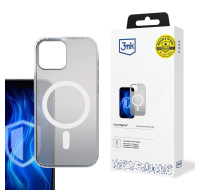 3mk ochranný kryt Frosty MagCase White pro Apple iPhone 13