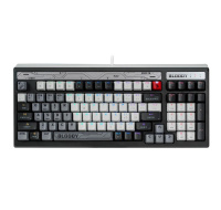 A4tech Bloody B950 podsvícená mechanická herní klávesnice RGB, Brown Switch, USB, CZ,  šedá