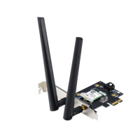 ASUS PCE-BE6500 WiFi 7 PCIe Adaptér, Bluetooth 5.4, PCIe 1x Slot, WPA3