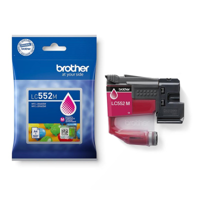 BROTHER INK LC-552M - magenta - cca 550stran, pro MFC-J3660 MFC-J3960