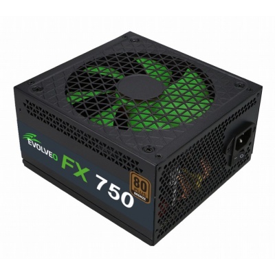 EVOLVEO FX 750 , zdroj 750W ATX, 14cm, tichý, 80+ bronze, bulk, záruka 3 roky