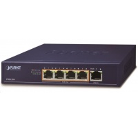 Planet POE-E304 PoE extender, 1xPoE-in, 4xPoE-out 65W, 802.3bt/at/af, Gigabit