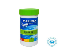Marimex Chlor Šok 0,9 kg - bazénová chemie - ŘASY