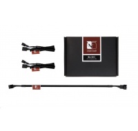 NOCTUA Prodlužovací kabely pro 4pin ventilátor NA-SEC1, 3x 30cm, černá