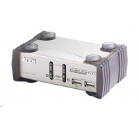ATEN přepínač KVMP 2-port VGA USB2.0 PS2, audio, 1,2m kabely