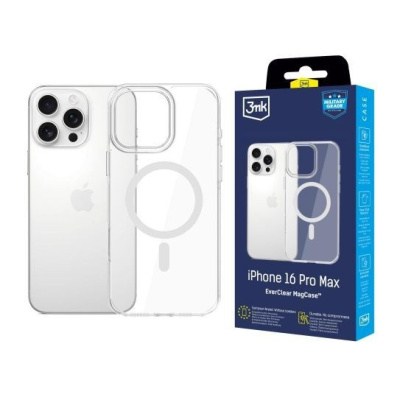 3mk ochranný kryt EverClear Magcase pro Apple iPhone 16 Pro Max