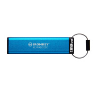 Kingston Flash Disk IronKey 128GB USB-C IronKey Keypad 200C, FIPS 140-3 Lvl 3 (Pending) AES-256