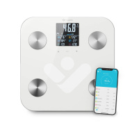 TrueLife FitScale W7 BT - Bioelektrická impedanční bluetooth váha - bílá