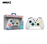 Hyperkin "NuRival" Wireless Hall Effect Stick Game Controller For N. Switch® OLED Model/N. Switch® (White) - Armor3