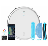 Salente G4, robotický vysavač, stírání vodou, UVC sterilizace, bílý