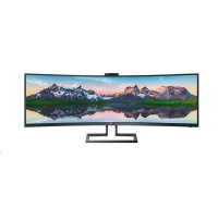 Philips MT VA LED 48,8" 499P9H/00 - VA panel,  5120x1440, 2xHDMI, DP, USB-C, RJ45, repro, nast vyska, zakriven, webcam