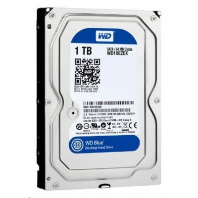 WD BLUE WD10EZEX 1TB, SATA III 3.5", 64MB 7200RPM, 150MB/s, CMR